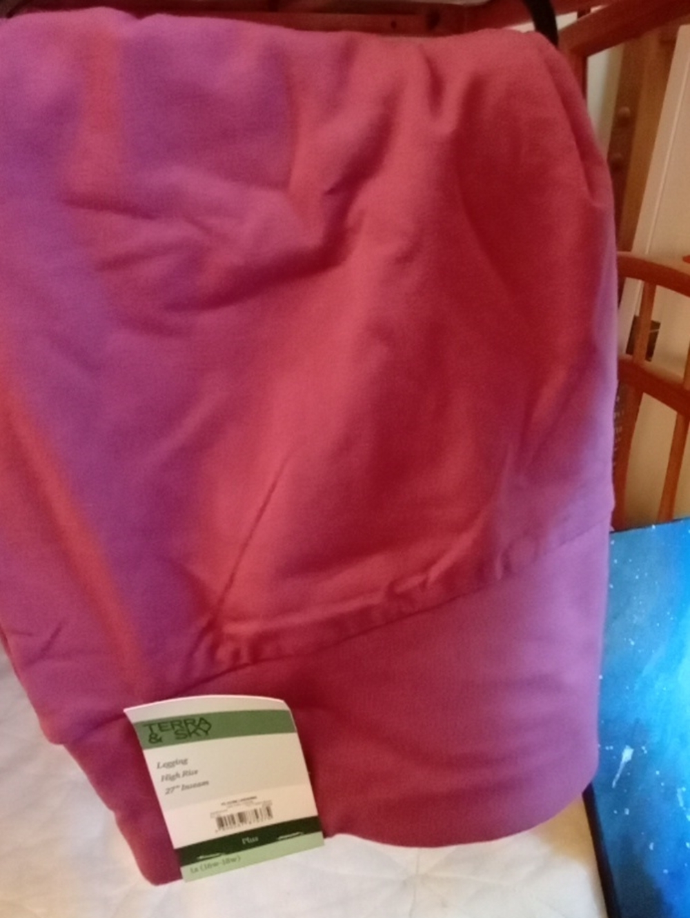 Terra & Sky Plum Leggings NWT